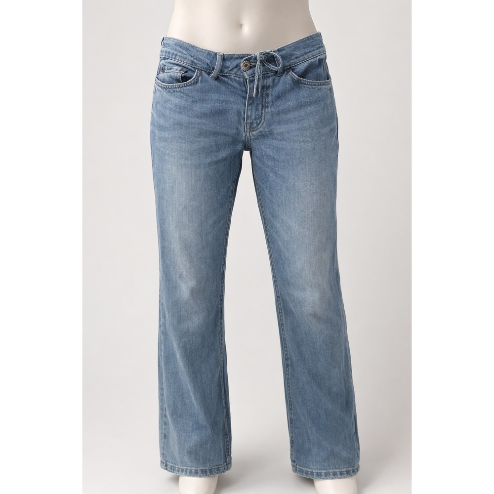 LL Bean 1912‎ Denim Womens Size 8 Regular Blue Straight Leg Jeans Medium Wash
